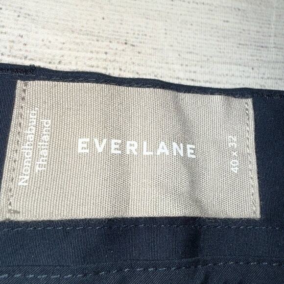 Everlane NWT Men's The Air Chino Pants with Stretch Navy Blue Size 40 x 32 - Picture 6 of 7